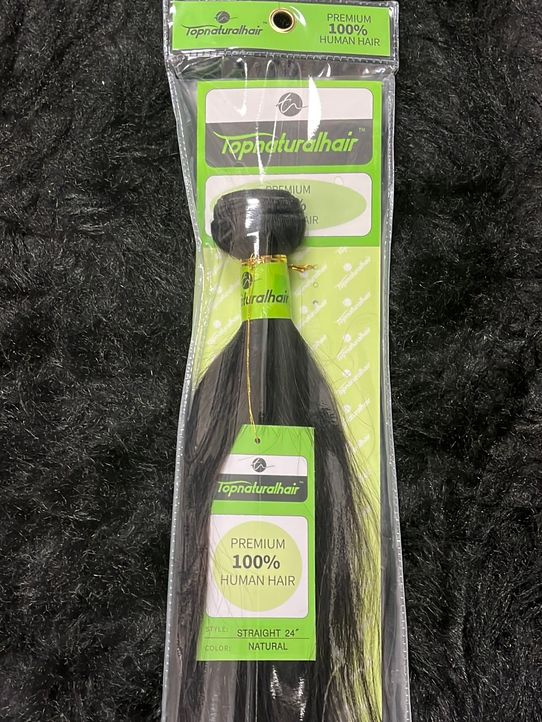 Top Natural Hair Premium 100% Human Hair Straight 24” Natural