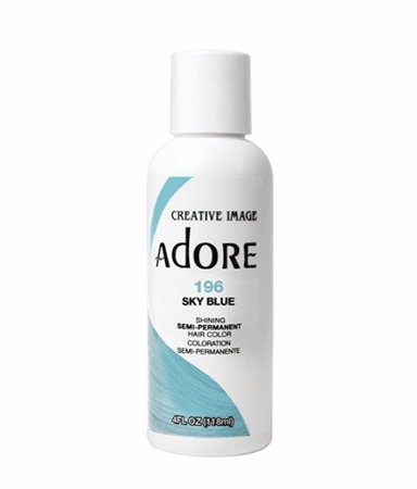 Adore Semi-Permanent Hair Color 196 Skyblue 4 oz