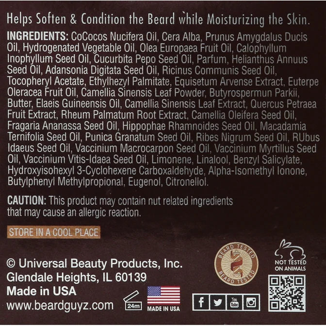 The Original Grooming Company Beard Guyz Beard Balm, with Grotein