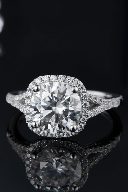 3 Carat Moissanite Halo Ring - Zen Allure Beauty®️