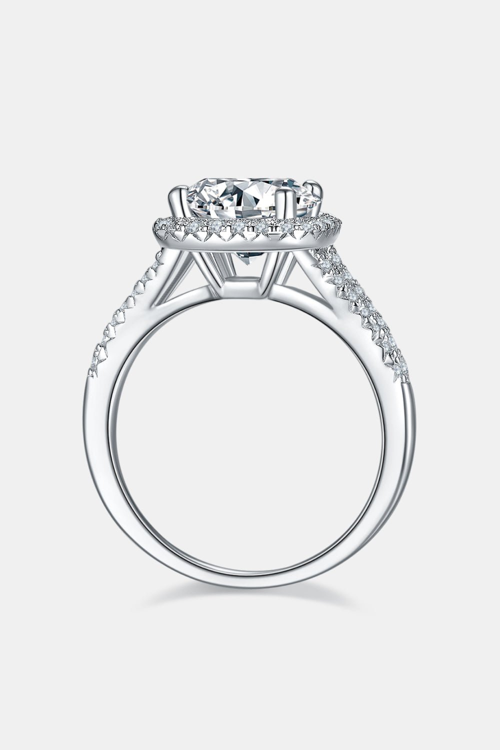 3 Carat Moissanite Halo Ring - Zen Allure Beauty®️