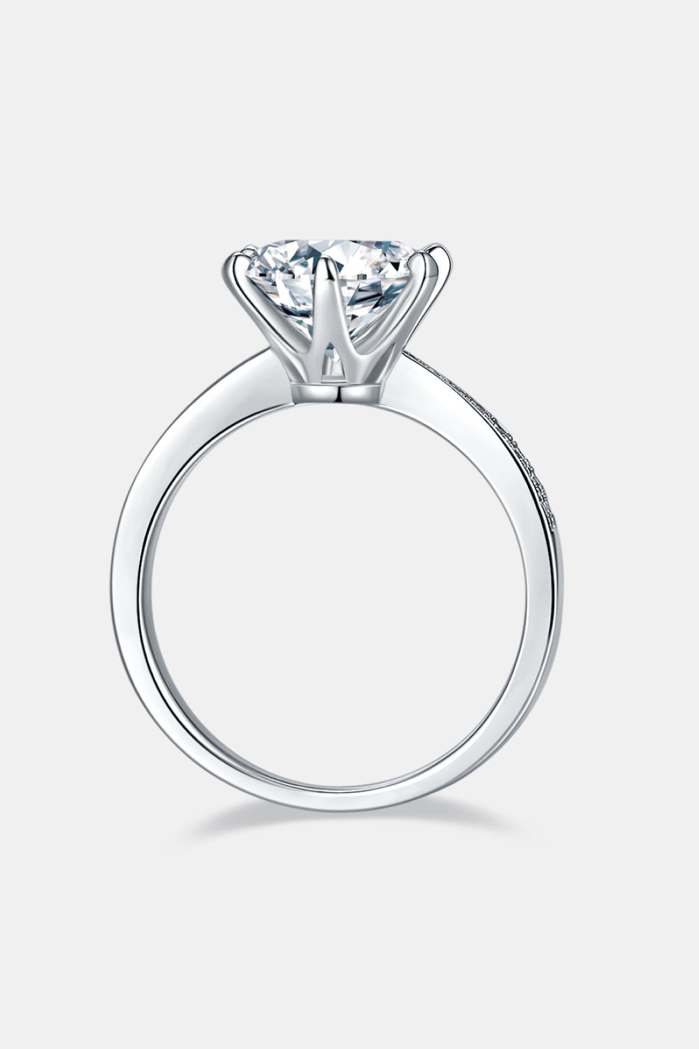 3 Carat Moissanite Side Stone Ring - Zen Allure Beauty®️