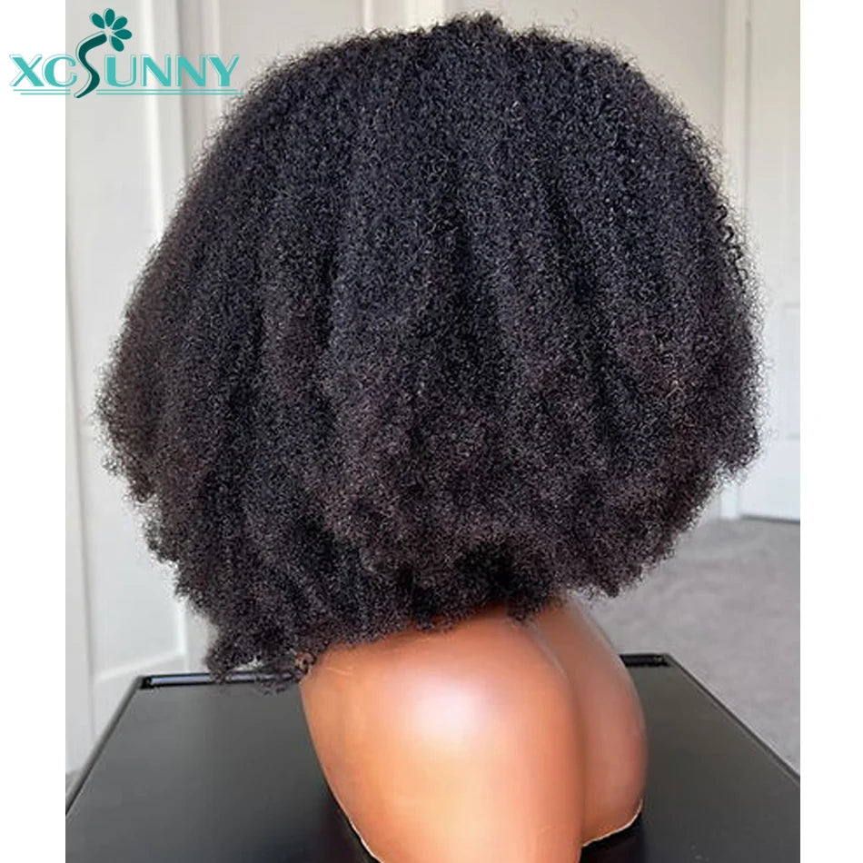 V Part Wig Human Hair Afro Kinky Curly Vpart Wig No Leave Out With Your Hairline Glueless Brazilian Upgrade U Part Wig For Women