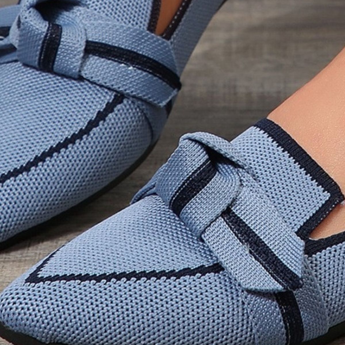 Bow Contrast Trim Point Toe Loafers - Zen Allure Beauty®️