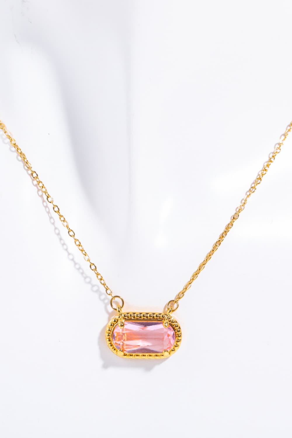 Copper 14K Gold Pleated Pendant Necklace - Zen Allure Beauty®️