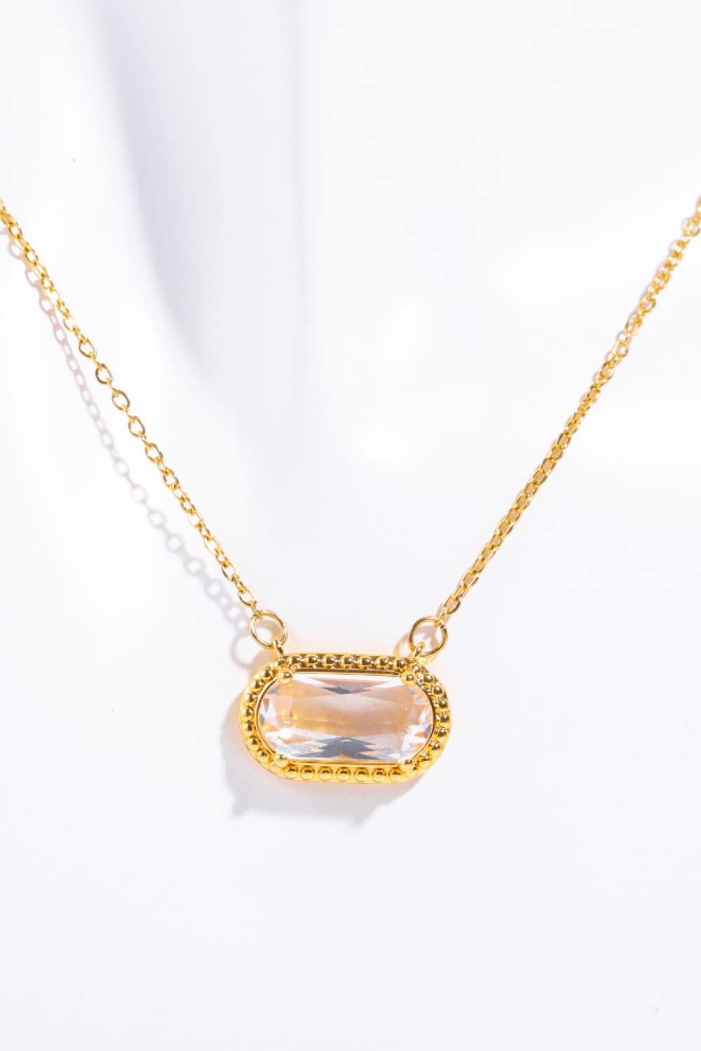 Copper 14K Gold Pleated Pendant Necklace - Zen Allure Beauty®️