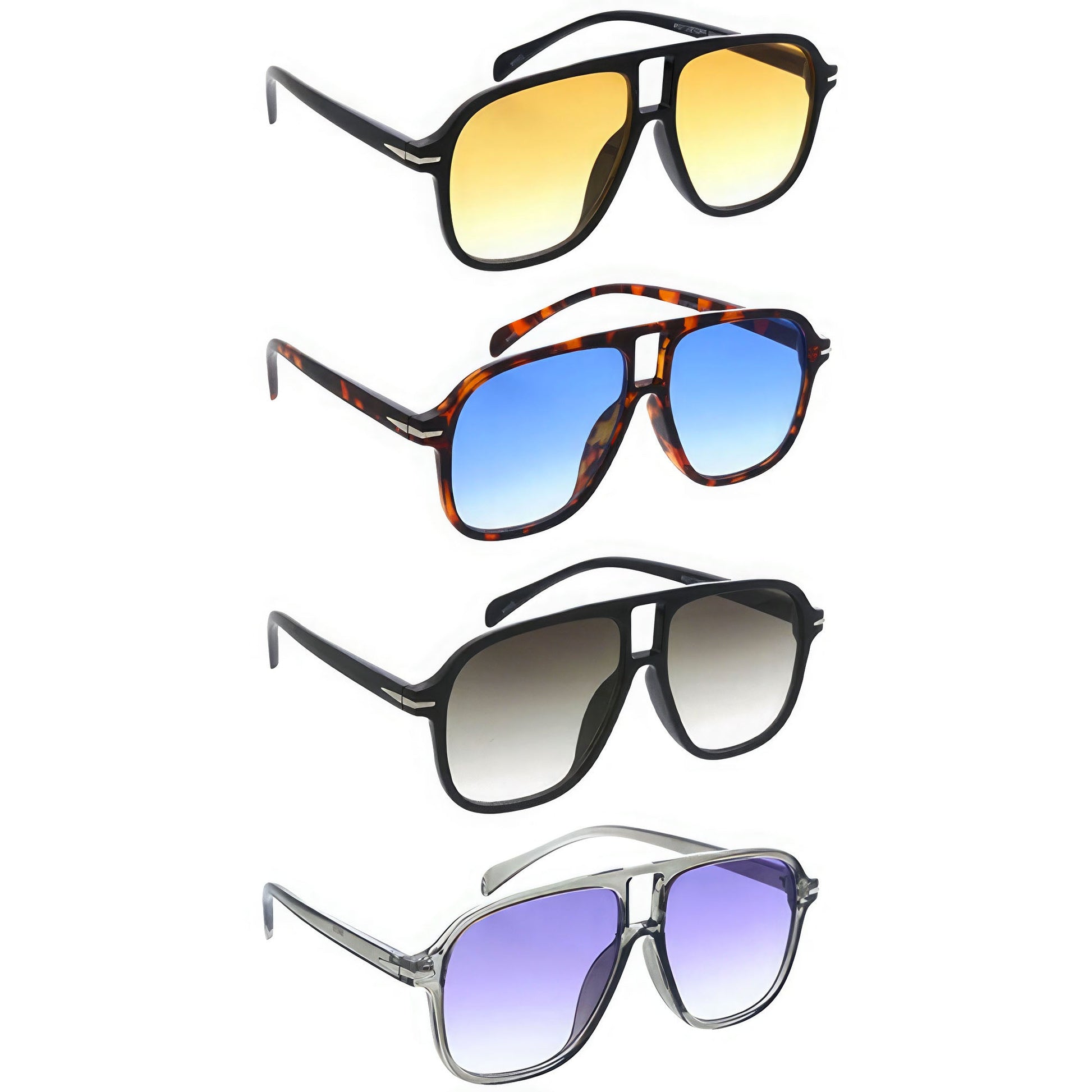 Fashion Large Aviator Frame Sunglasses - Zen Allure Beauty®️