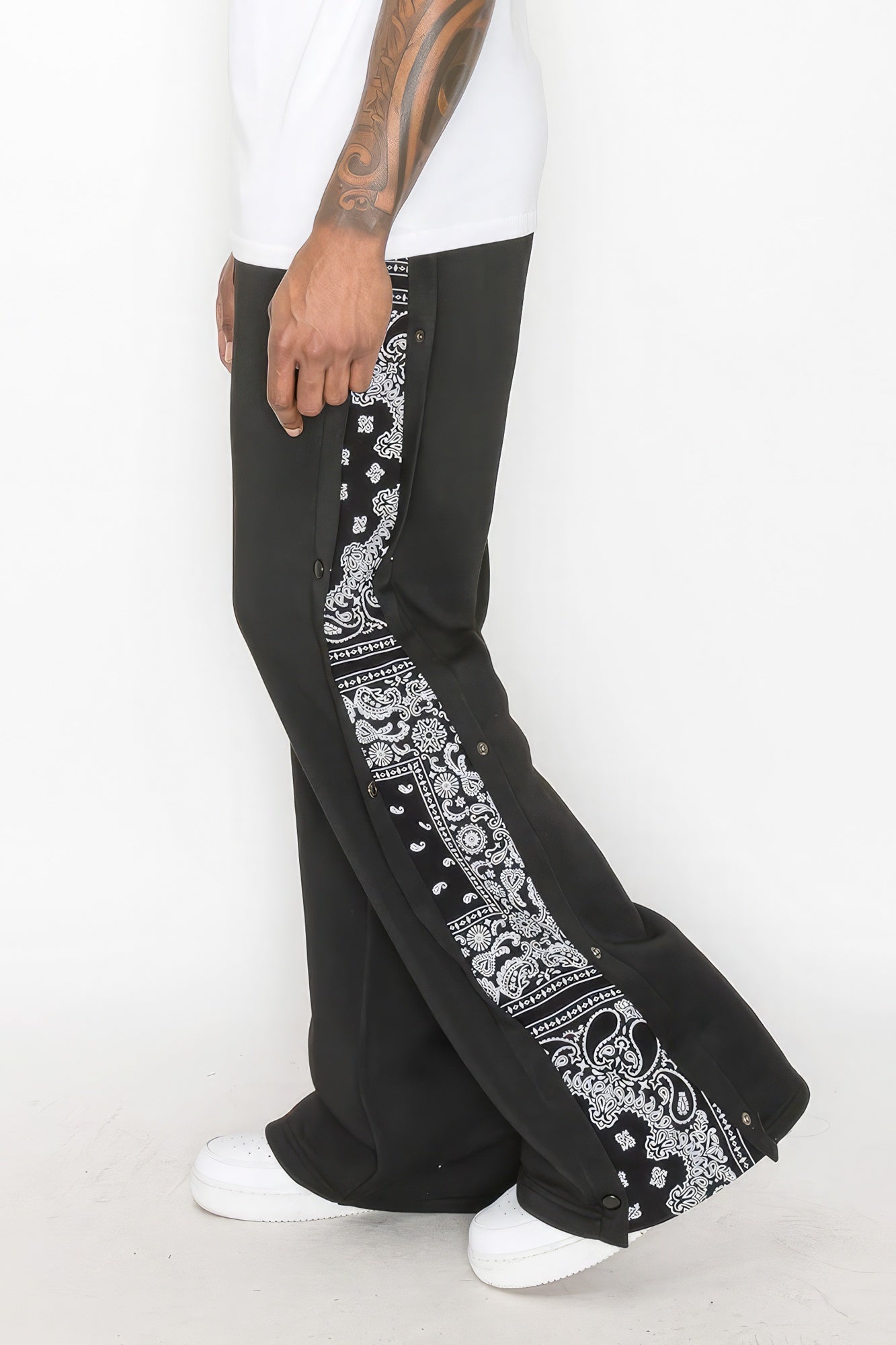 Flared Bandana Fleece Pants - Zen Allure Beauty®️