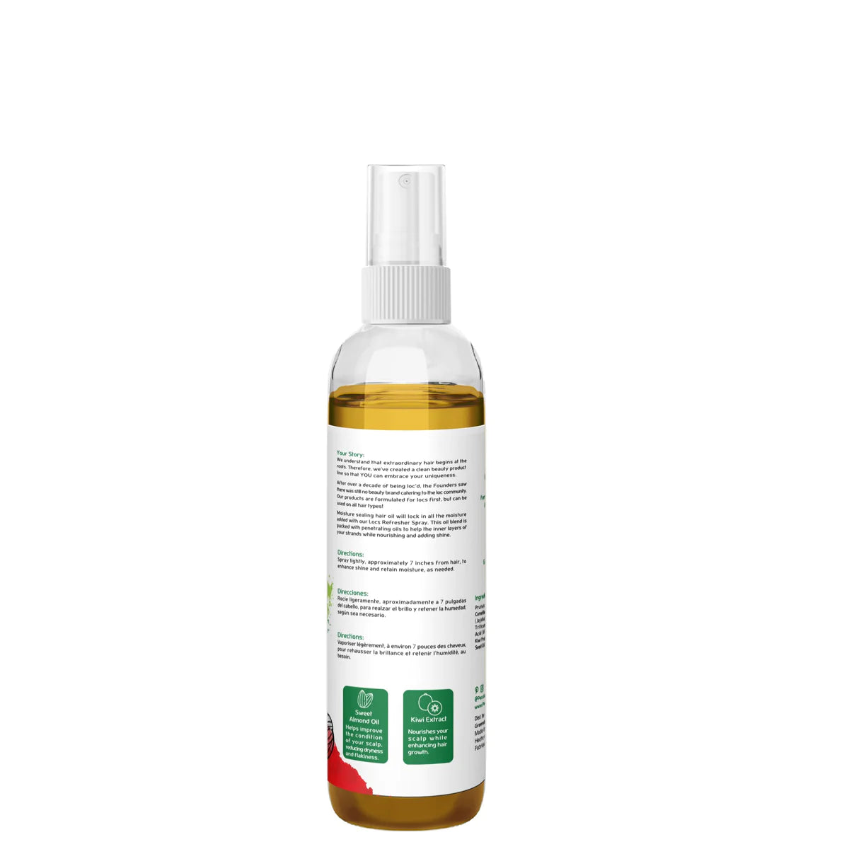Vegan Locs Oil Spray (Pineapple Scent) | 4 oz