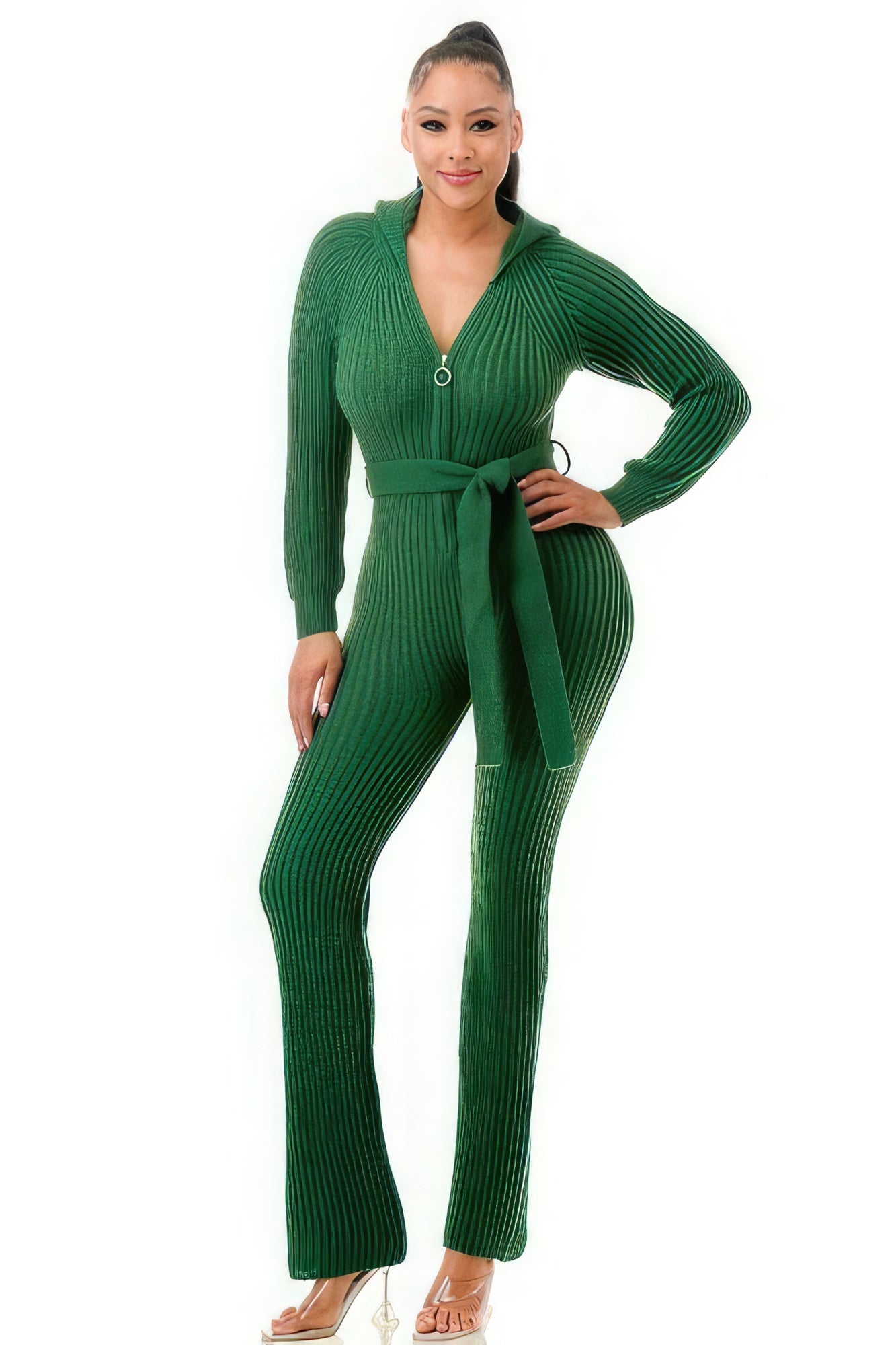 Monroe Hooded Jumpsuit - Zen Allure Beauty®️