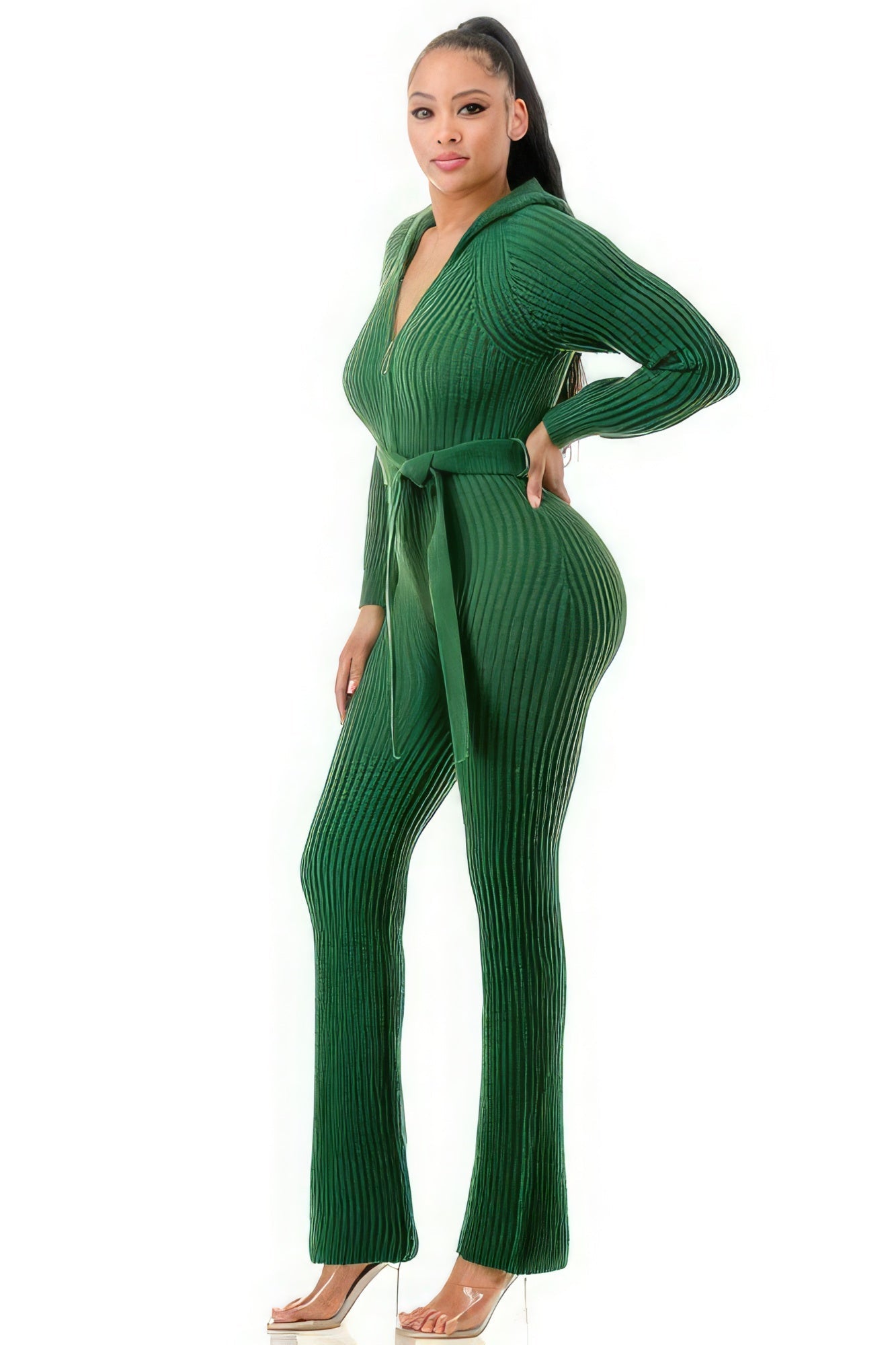 Monroe Hooded Jumpsuit - Zen Allure Beauty®️