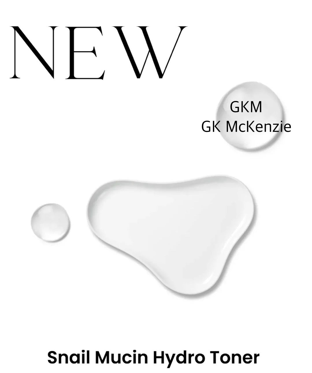 New GKM - GK McKenzie 96% Snail Mucin - Hydro Toner 3.38 FL OZ | 100 ML - Zen Allure Beauty®️