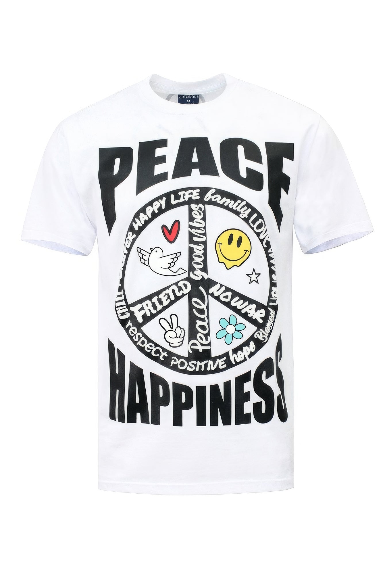 Peace Happiness T - shirts - Zen Allure Beauty®️