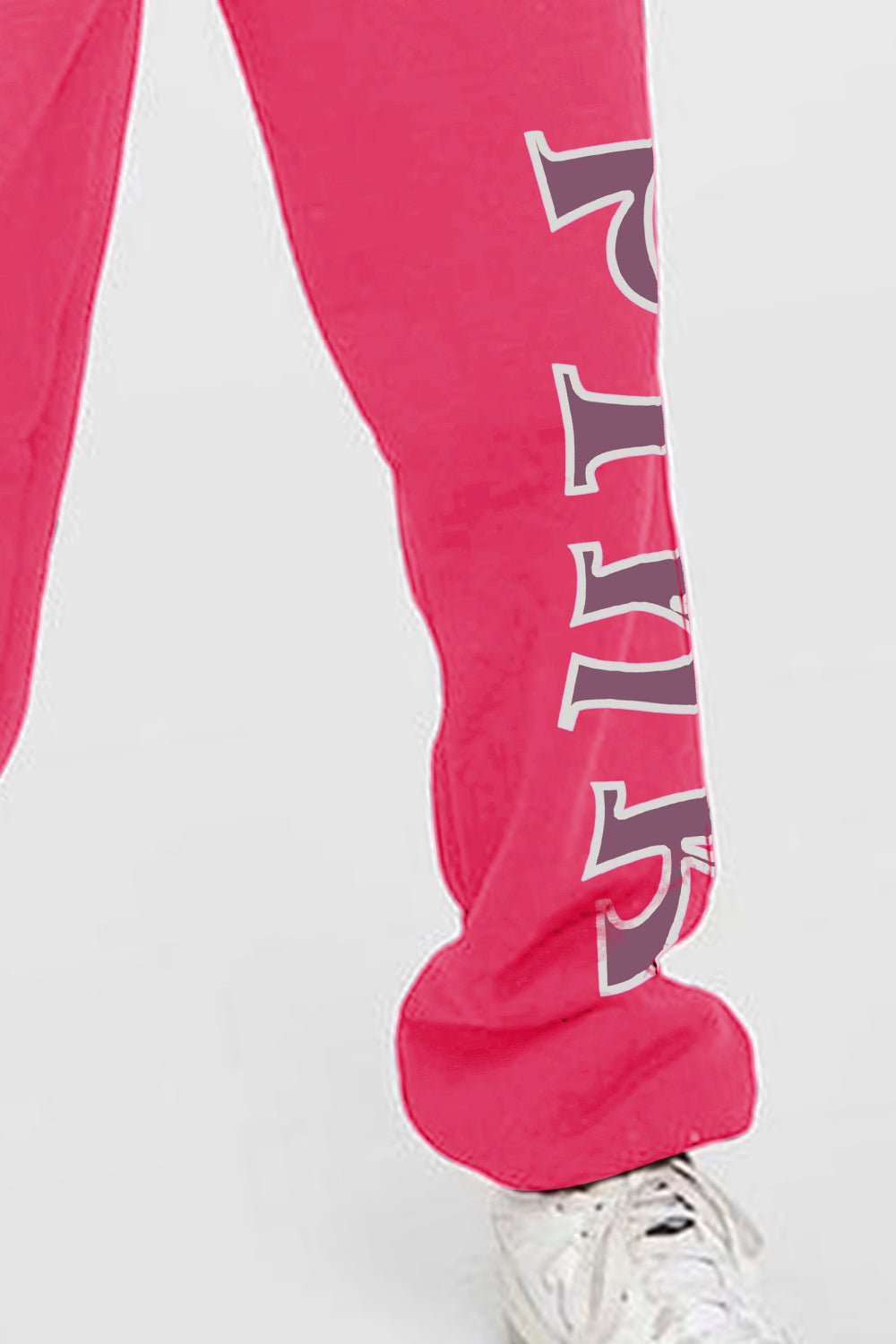 Simply Love Full Size PINK Graphic Sweatpants - Zen Allure Beauty®️