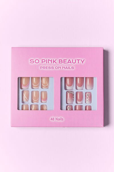 SO PINK BEAUTY Press On Nails 2 Packs - Zen Allure Beauty®️