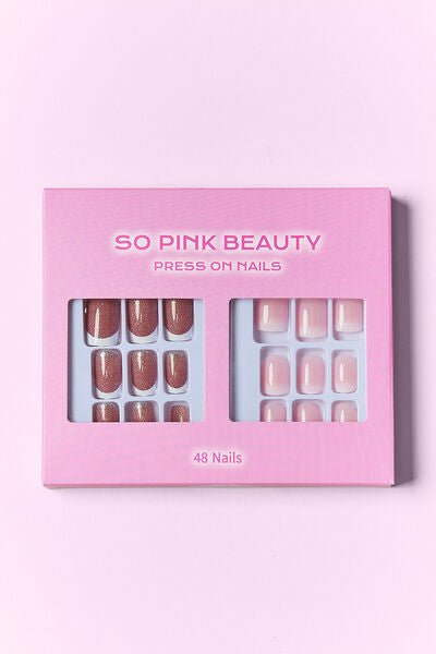 SO PINK BEAUTY Press On Nails 2 Packs - Zen Allure Beauty®️