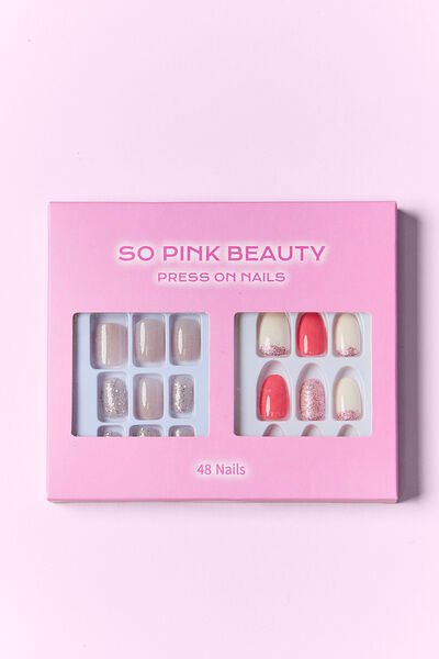 SO PINK BEAUTY Press On Nails 2 Packs - Zen Allure Beauty®️