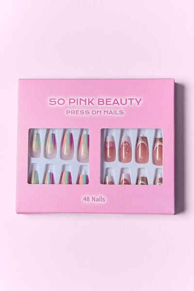 SO PINK BEAUTY Press On Nails 2 Packs - Zen Allure Beauty®️