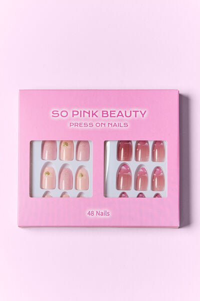 SO PINK BEAUTY Press On Nails 2 Packs - Zen Allure Beauty®️