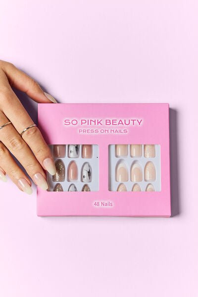 SO PINK BEAUTY Press On Nails 2 Packs - Zen Allure Beauty®️