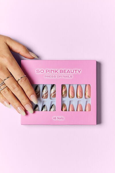 SO PINK BEAUTY Press On Nails 2 Packs - Zen Allure Beauty®️