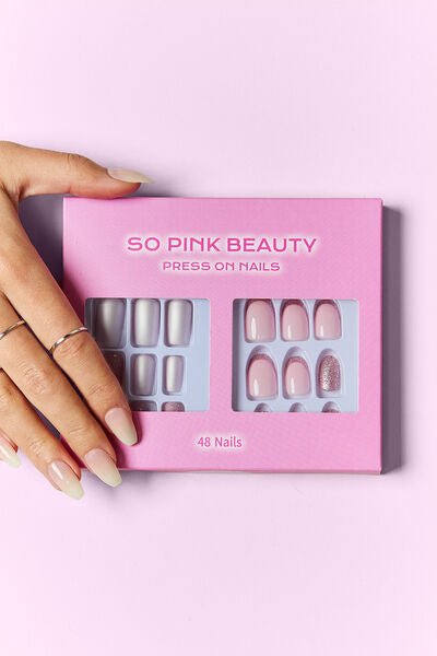 SO PINK BEAUTY Press On Nails 2 Packs - Zen Allure Beauty®️