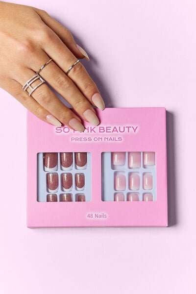 SO PINK BEAUTY Press On Nails 2 Packs - Zen Allure Beauty®️