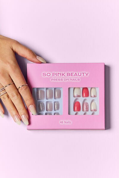 SO PINK BEAUTY Press On Nails 2 Packs - Zen Allure Beauty®️