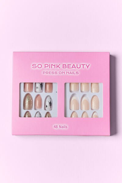 SO PINK BEAUTY Press On Nails 2 Packs - Zen Allure Beauty®️