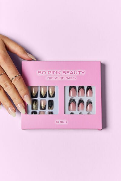 SO PINK BEAUTY Press On Nails 2 Packs - Zen Allure Beauty®️