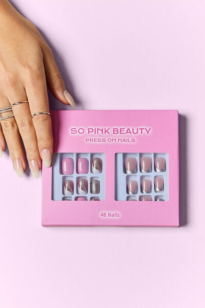 SO PINK BEAUTY Press On Nails 2 Packs - Zen Allure Beauty®️