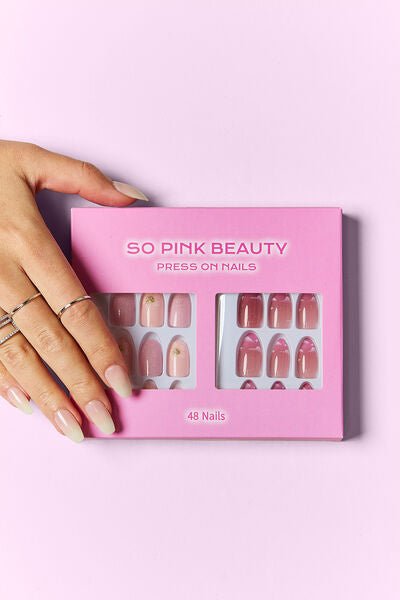 SO PINK BEAUTY Press On Nails 2 Packs - Zen Allure Beauty®️