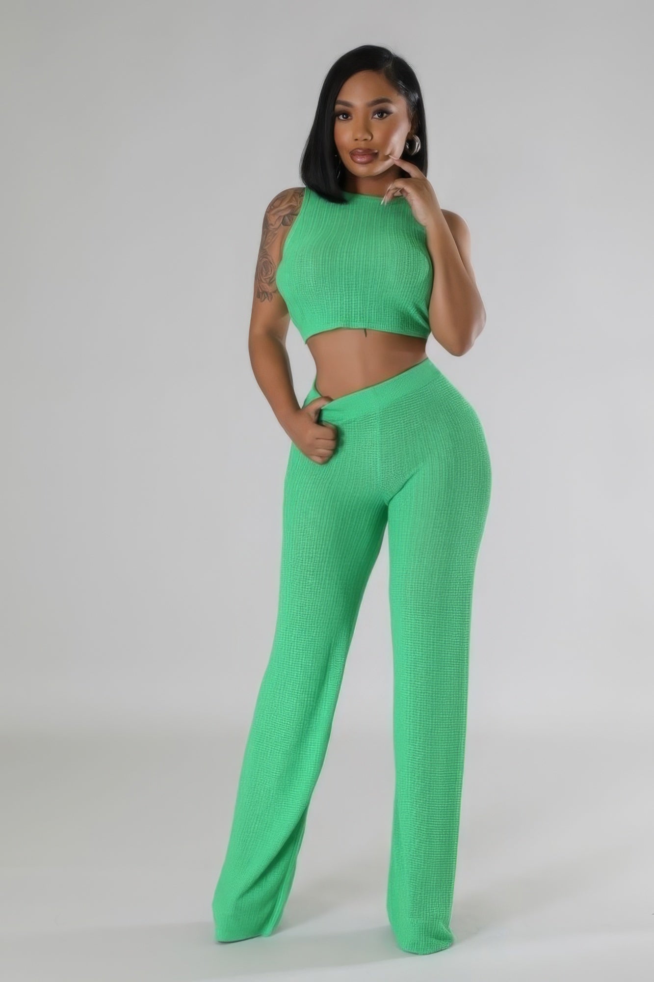 Two Pieces Pant Set - Zen Allure Beauty®️