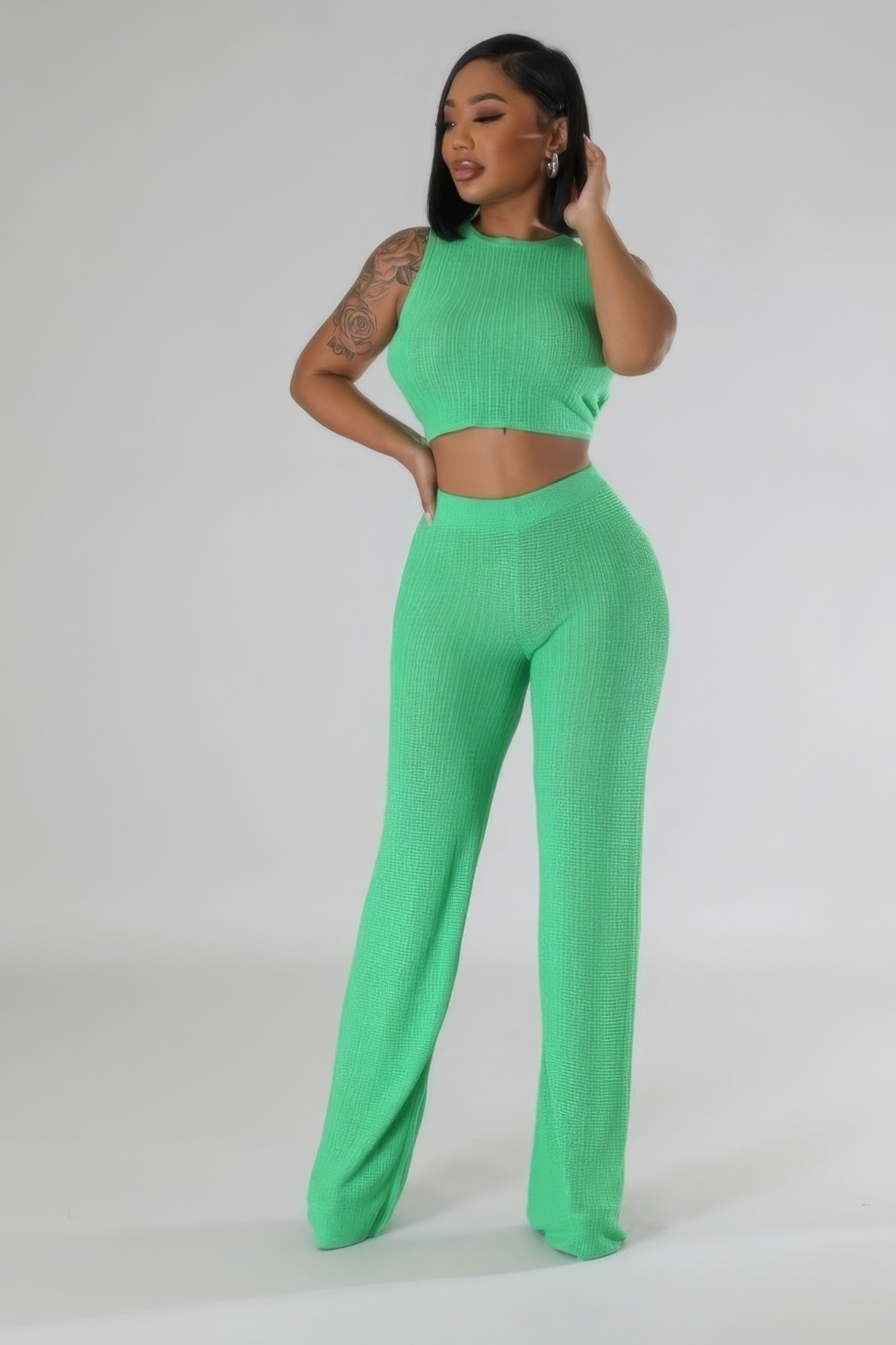 Two Pieces Pant Set - Zen Allure Beauty®️