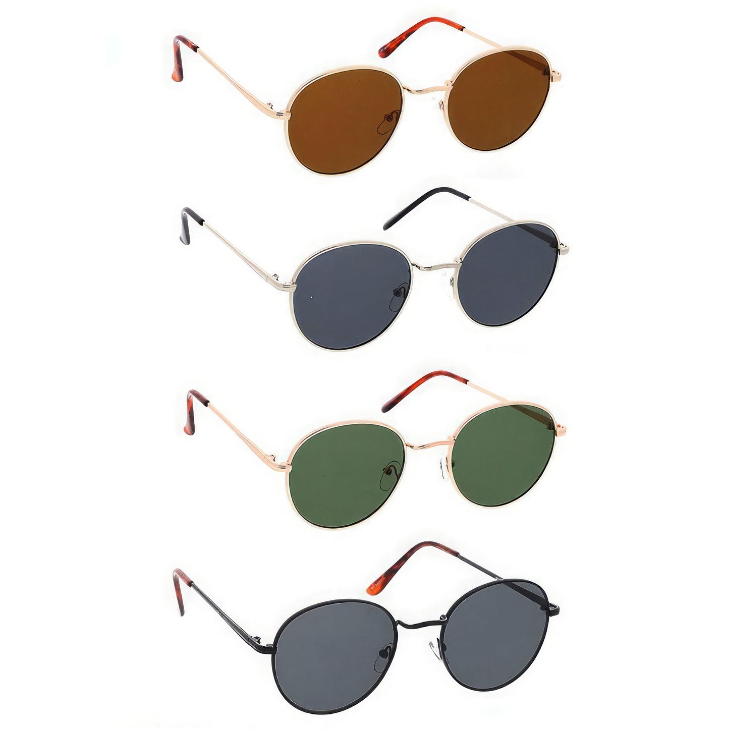 Unisex Classic Metal Round Frame - Zen Allure Beauty®️