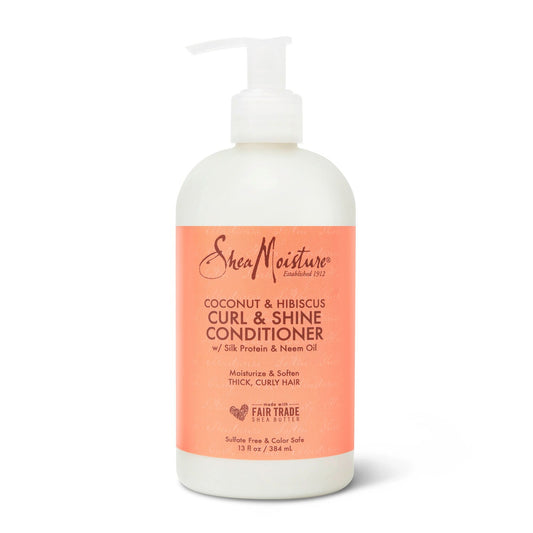 Shea Moisture Coconut & Hibiscus Curl and Shine Conditioner 13 OZ