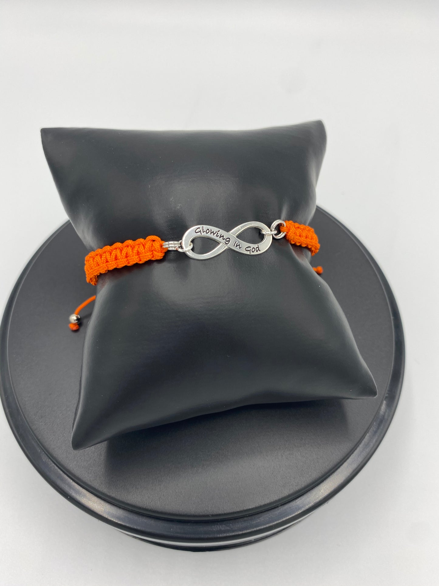 Infinity Charm Bracelet Orange