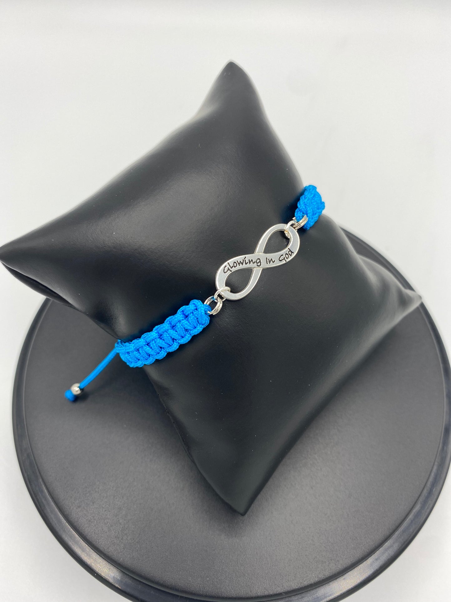 Infinity Charm Bracelet Blue