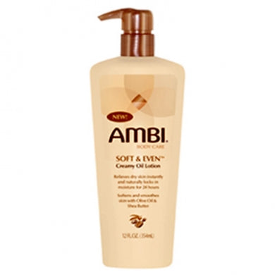 Ambi Soft & Even Creamy Oil Lotion 12 oz