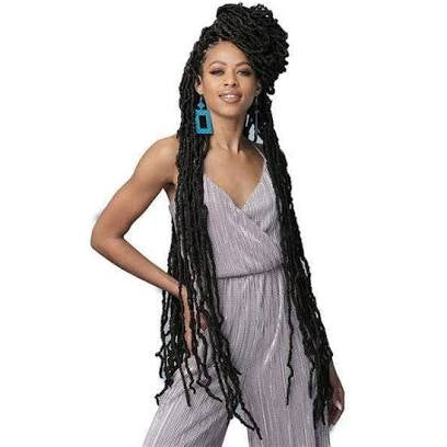 Bobbi Boss Synthetic Crochet Braid NU LOCS 36 2X African Roots Braid Collection