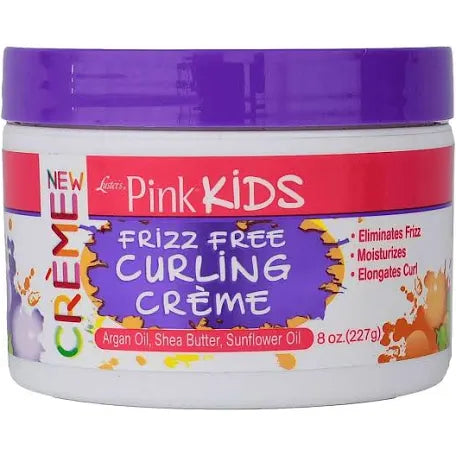 Luster's Pink Kids Frizz Free Curling Creme 8 Oz