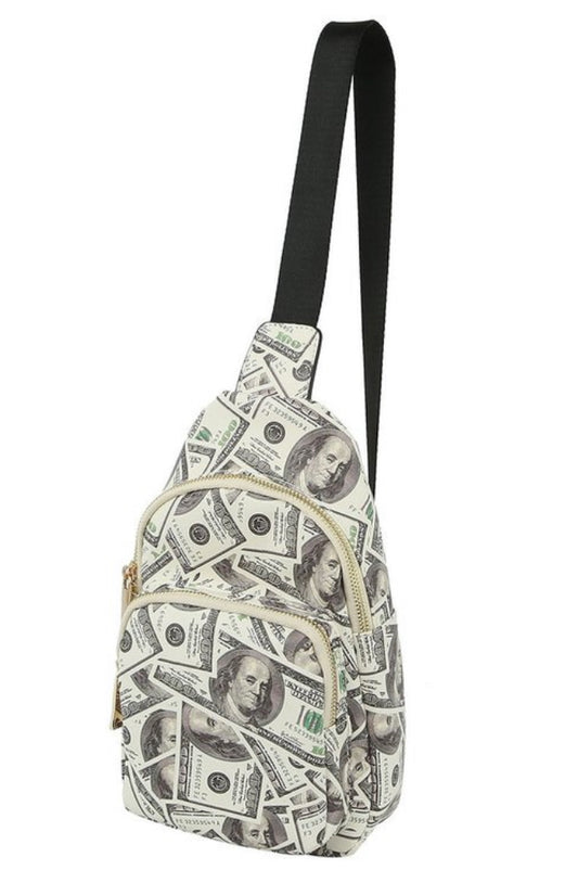 Messenger Bag (Lucky 100 Dollar Bills)