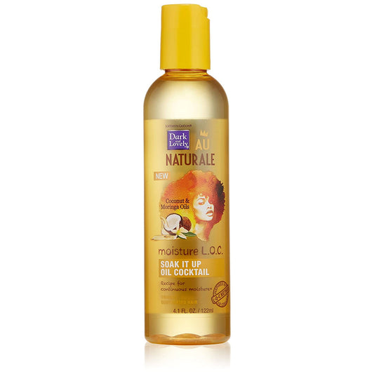 Softsheen-Carson Dark And Lovely Au Naturale Moisture L.O.C. Soak It Up Oil Cocktail 4.1 Fl. Oz. Bottle