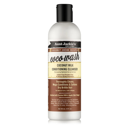 coco wash cleanser Aunt Jackie's 