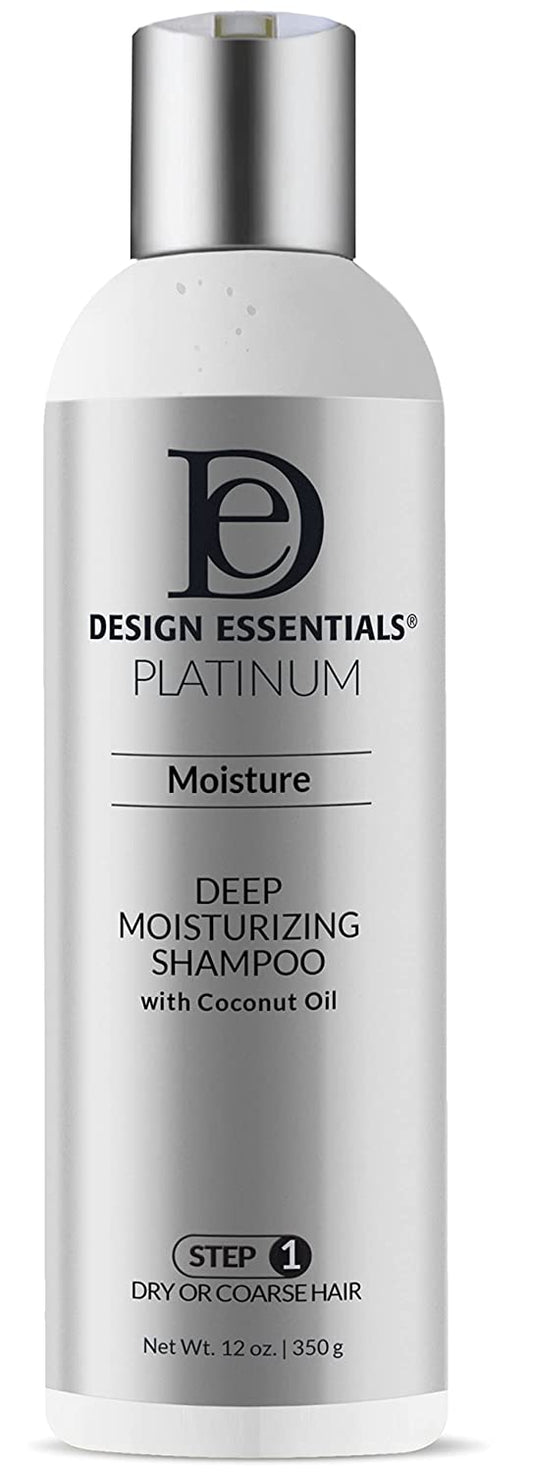 Design Essentials Platinum Deep Moisturizing Shampoo with coconut oil 12oz.