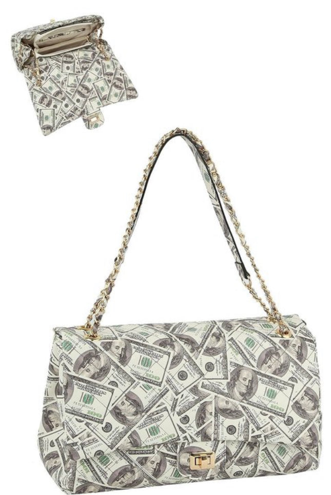 Fashion Handbag (Lucky 100 Dollar Bills )